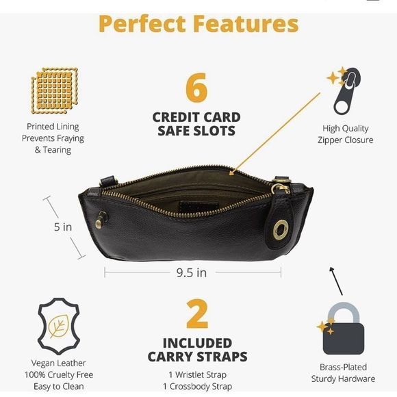 Joy Susan three way mini cross body GREEN NWT - Picture 8 of 8